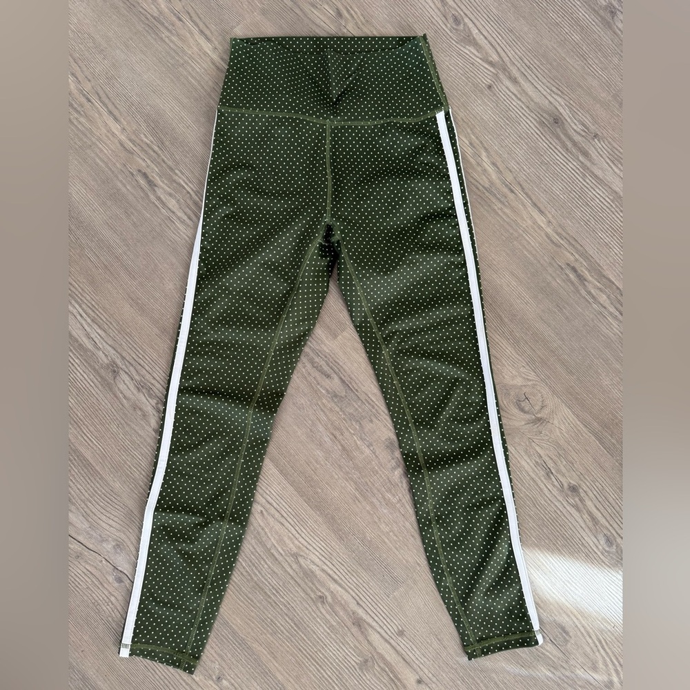 Green Polka Dot Leggings